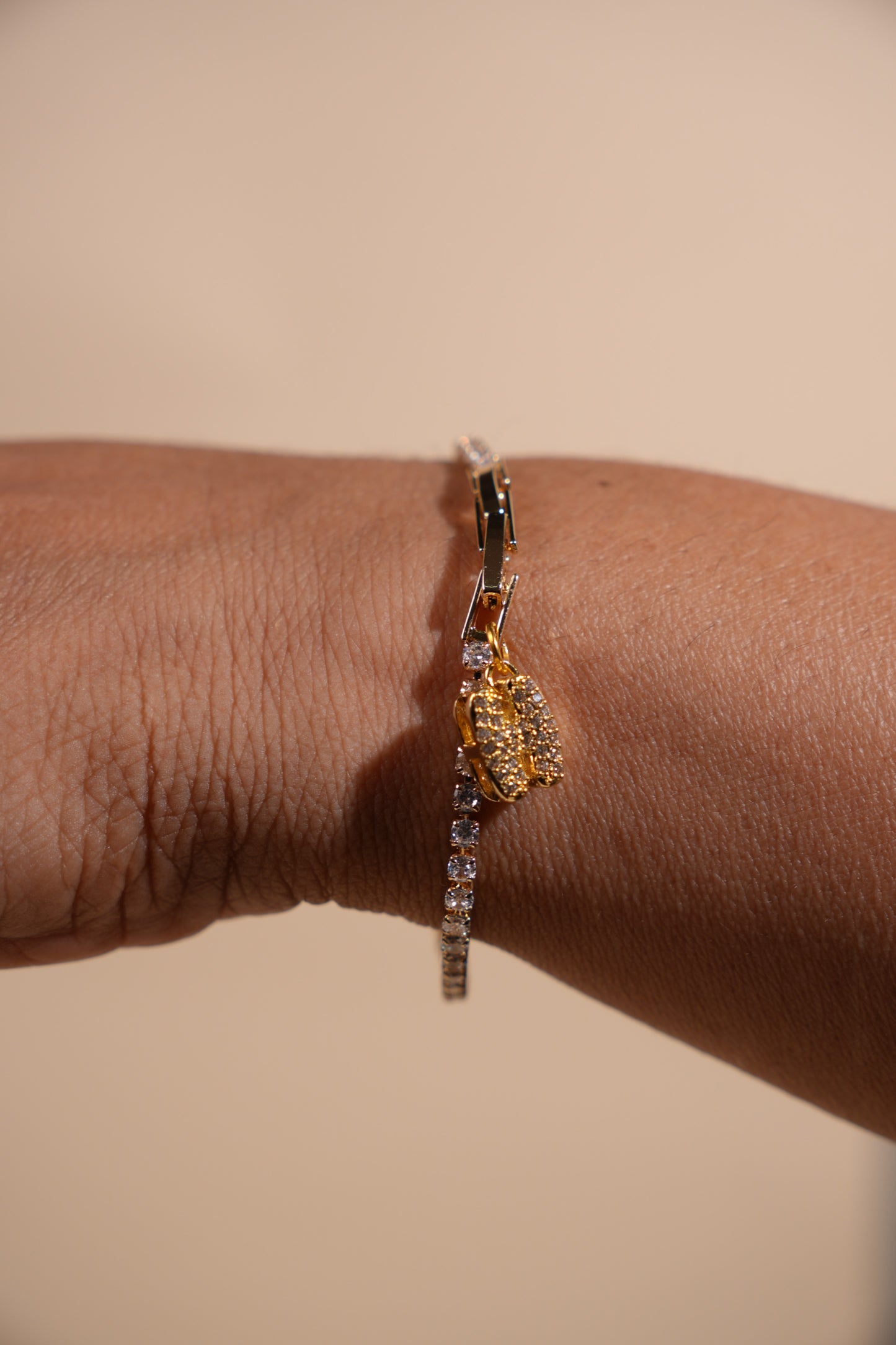 Signature Initial Tennis Bracelet Bhabhi Rakhi
