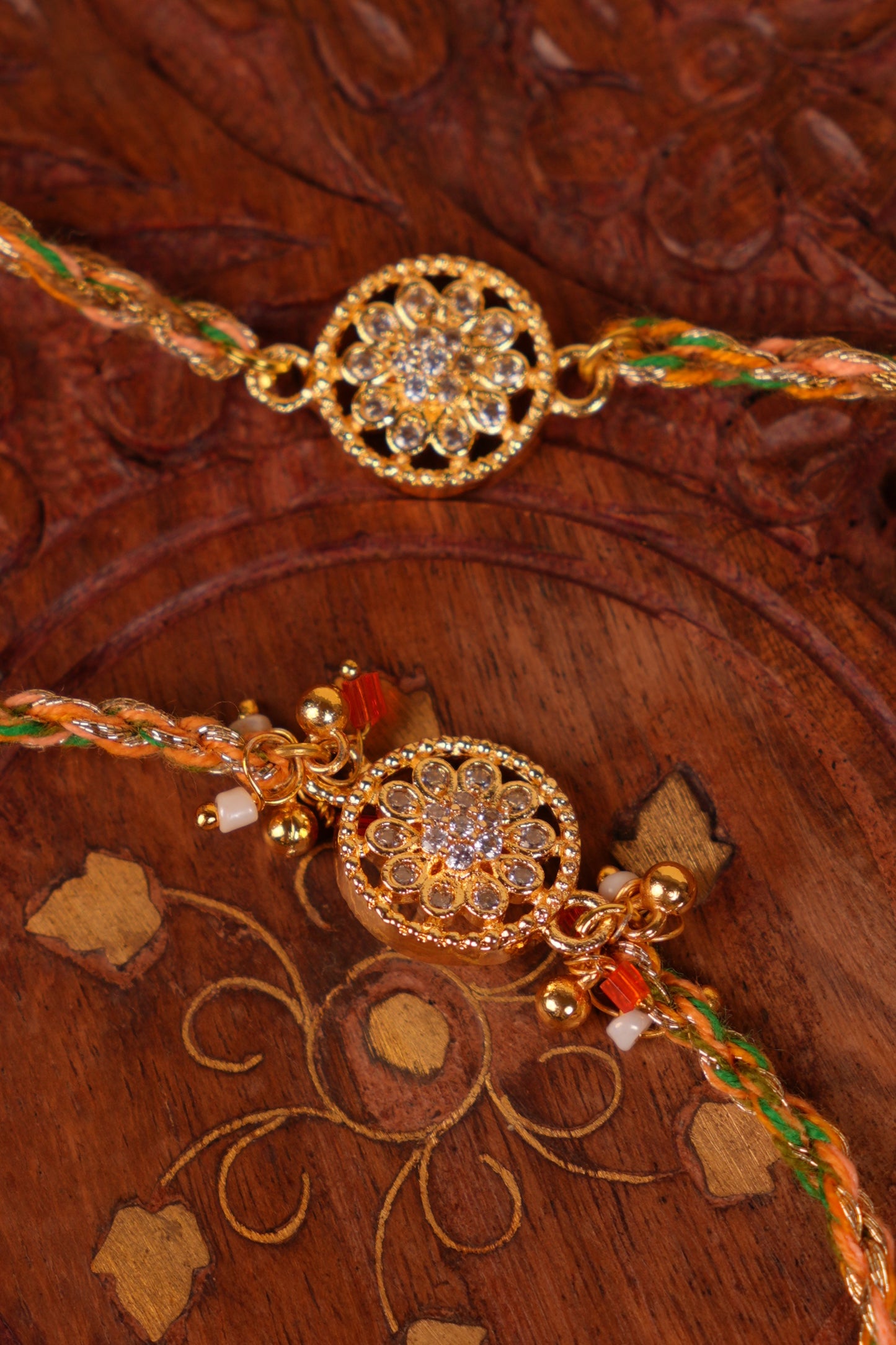 Surajmukhi Rakhi & Lumba Set
