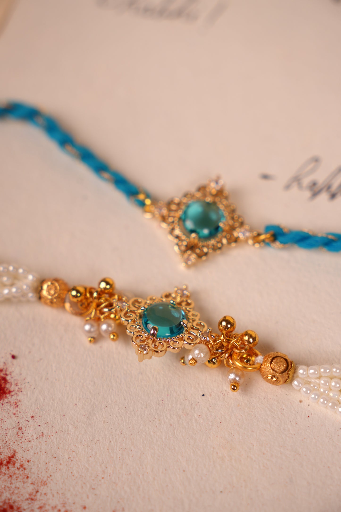 Ocean Mist Bhaiya Bhabhi Rakhi Set