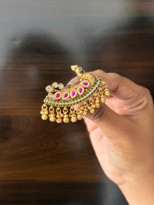 Heritage Peacock Finger Ring