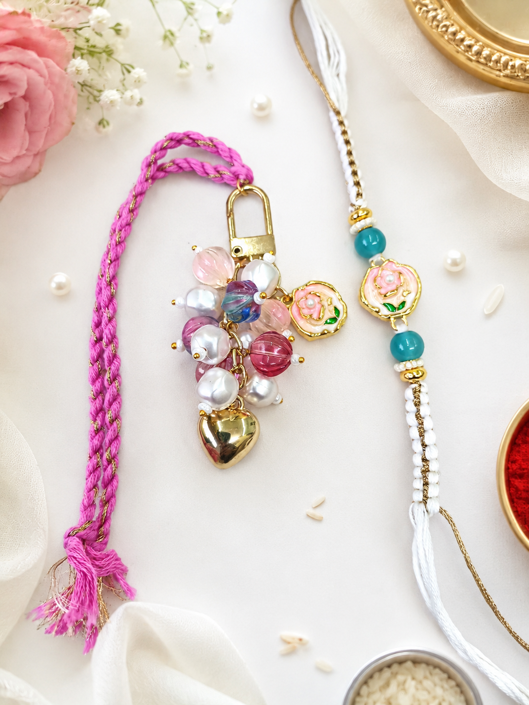 Gulnaar Bhai Bhabhi Rakhi Set