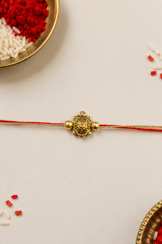 Golden Turtle Bhai Rakhi