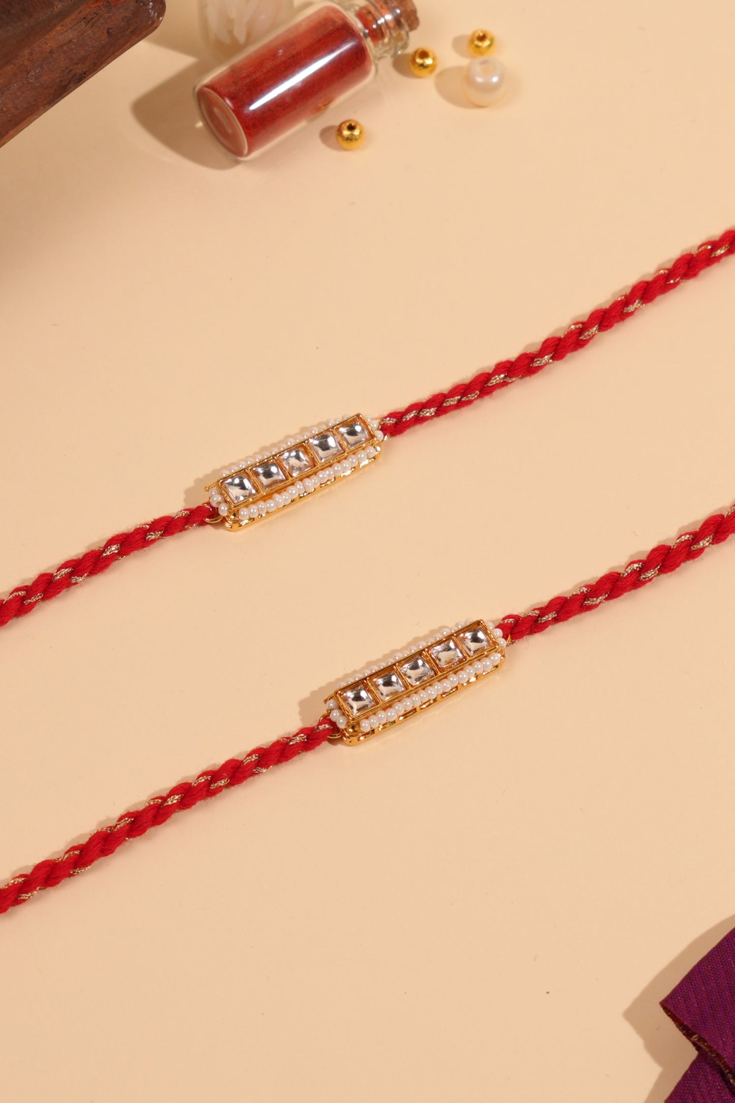 Aaina bhai bhabhi rakhi set