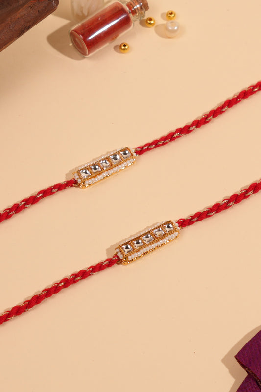Aaina bhai bhabhi rakhi set