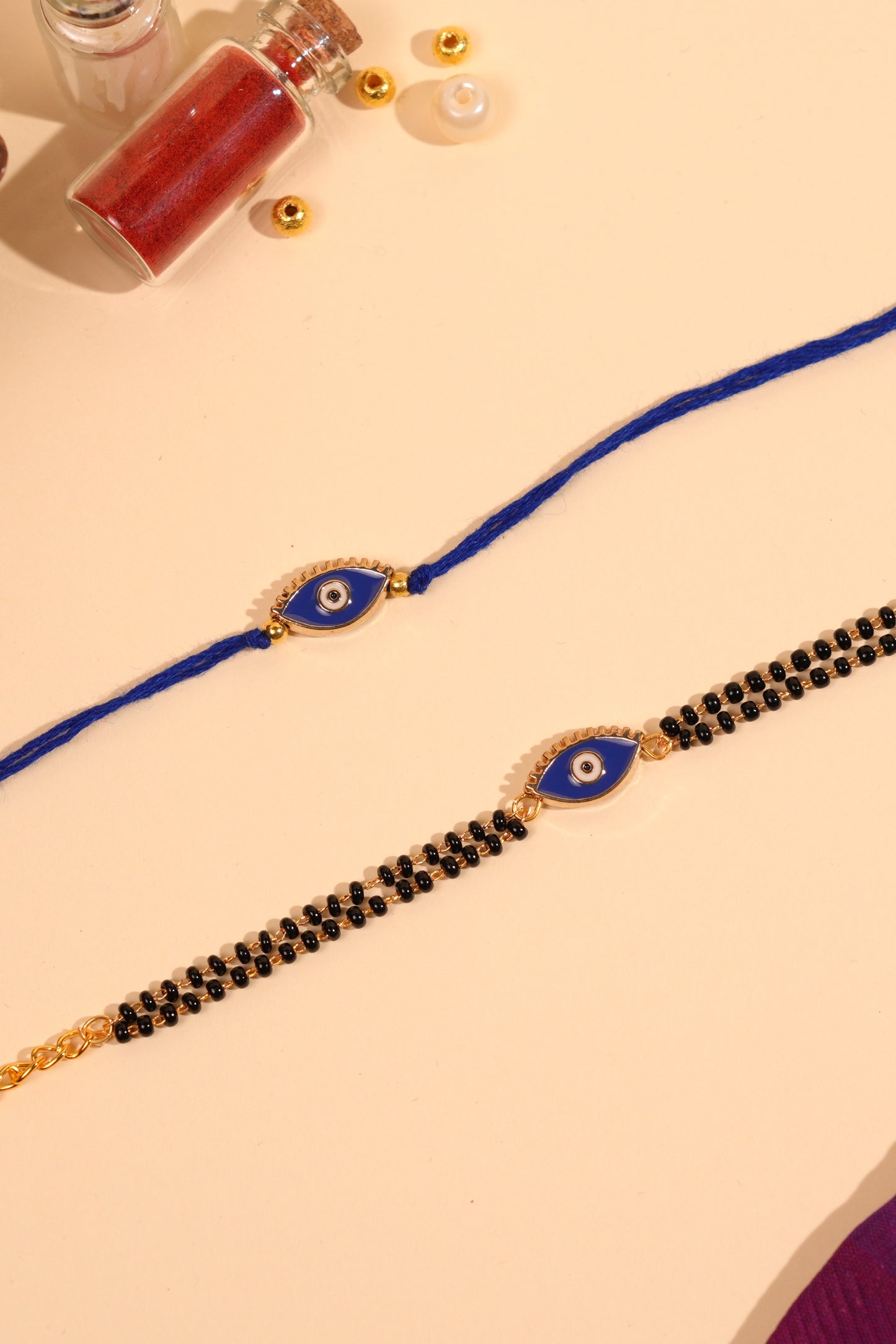 Neel Nazariya Bhaiya Bhabhi Rakhi Set