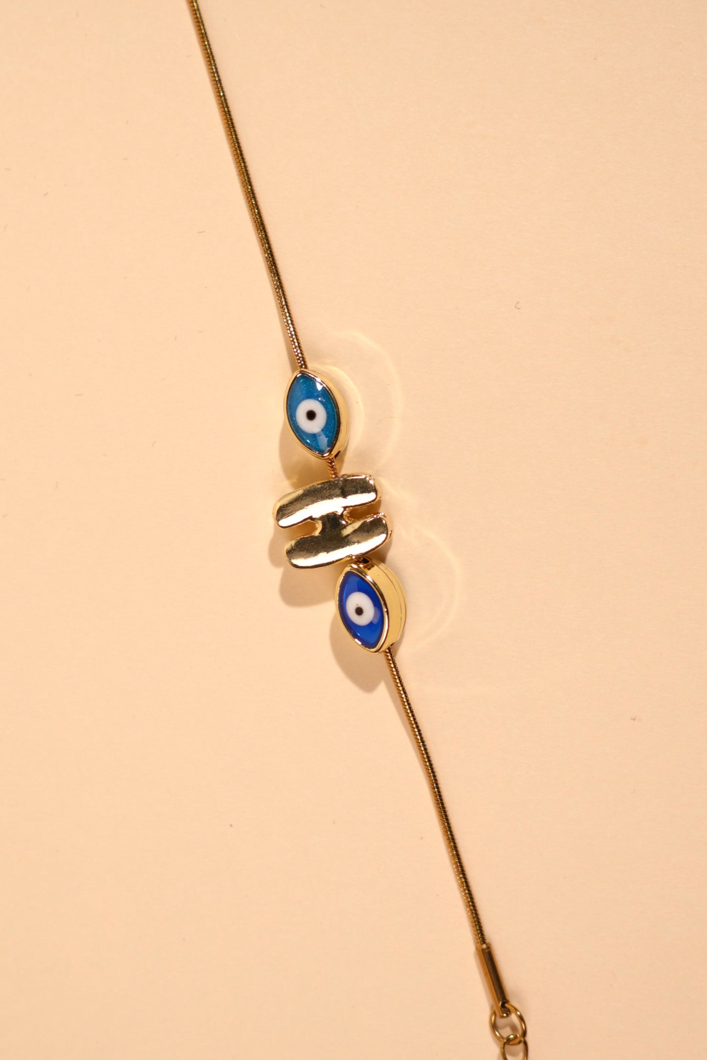 Dual Side Initial Evil Eye Bhabhi Rakhi