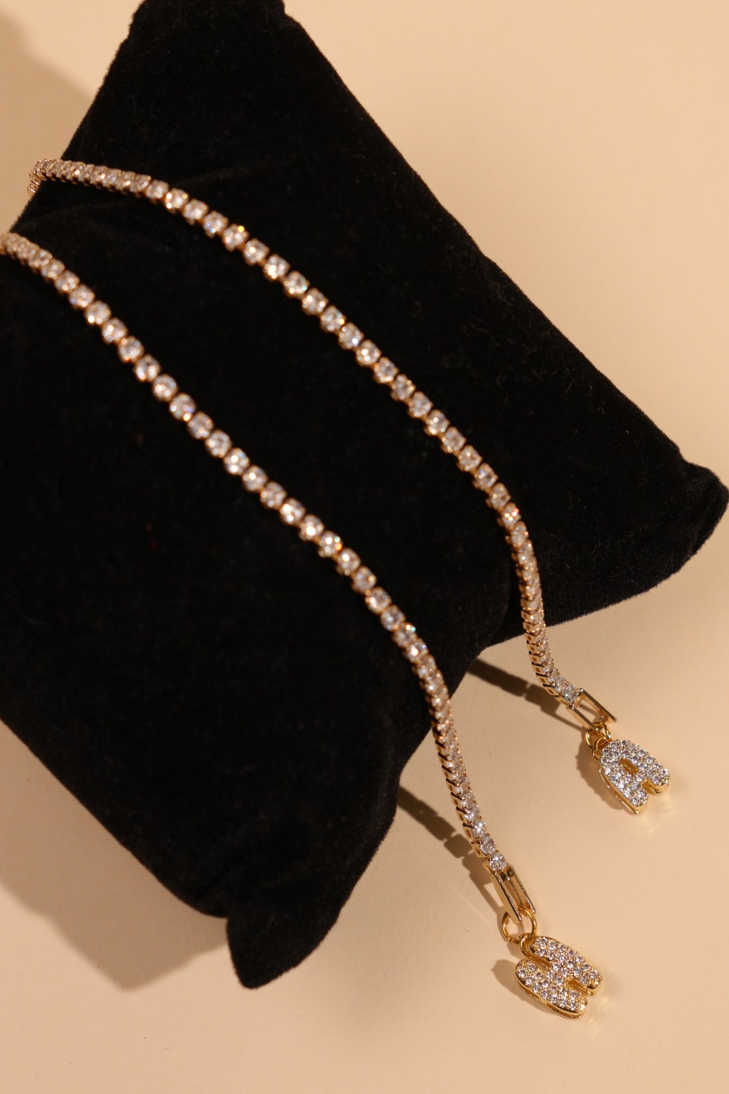 Signature Initial Tennis Bracelet Bhabhi Rakhi
