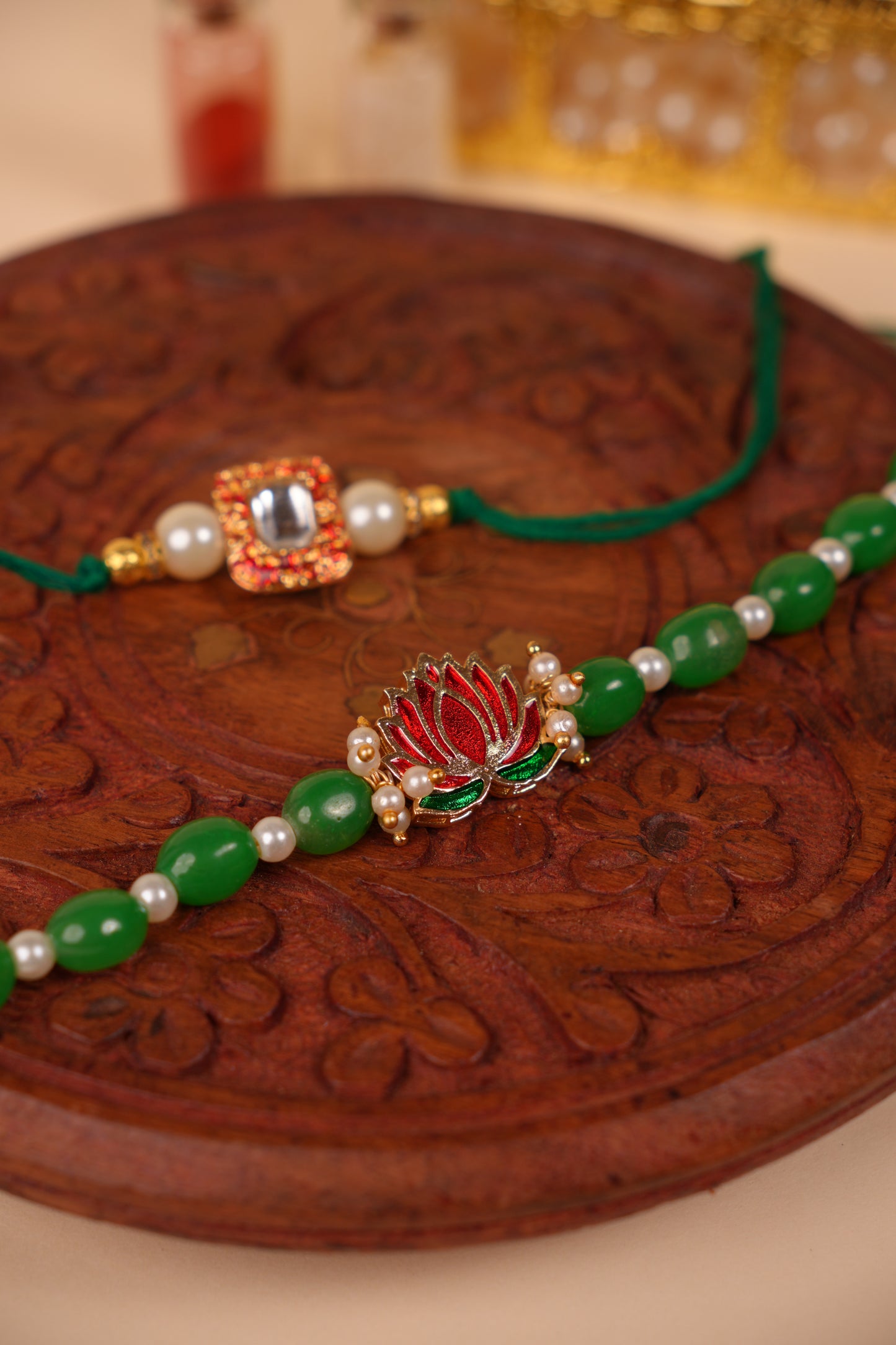 Kamal Aura Bhaiya Bhabhi Rakhi Set