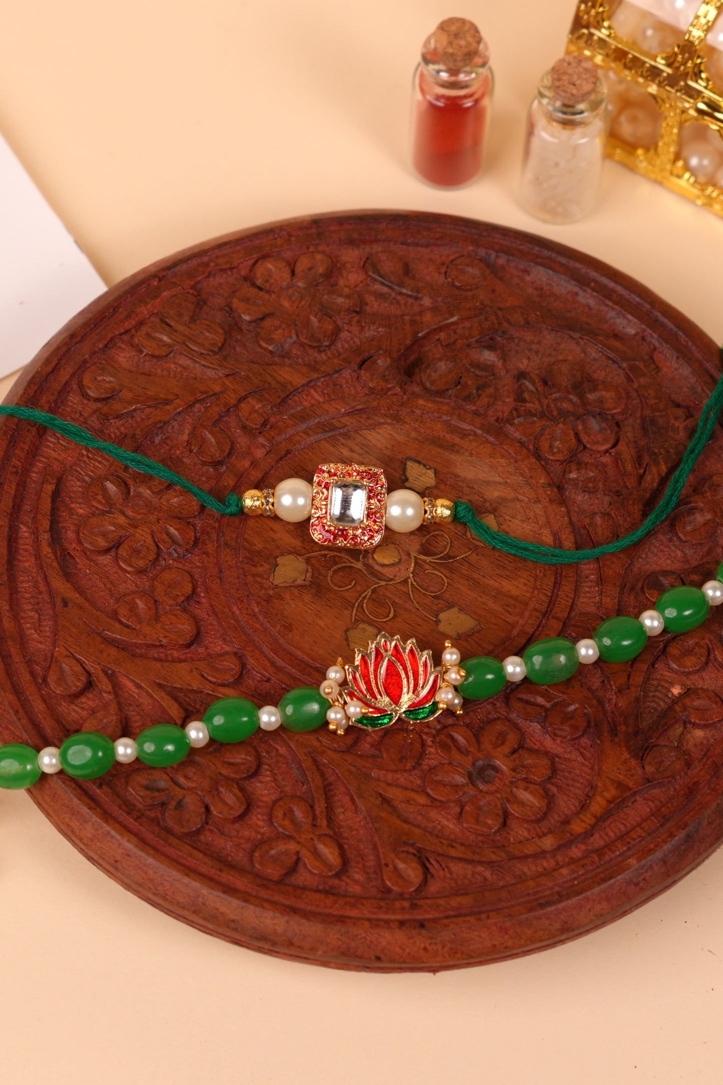 Kamal Aura Bhaiya Bhabhi Rakhi Set