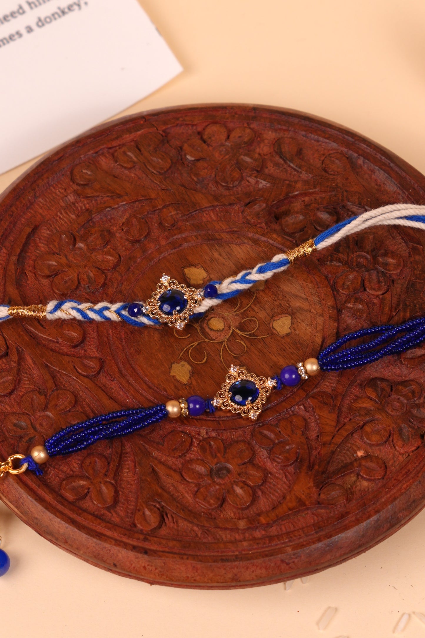 Sapphire Royale Bhaiya Bhabhi Rakhi Set