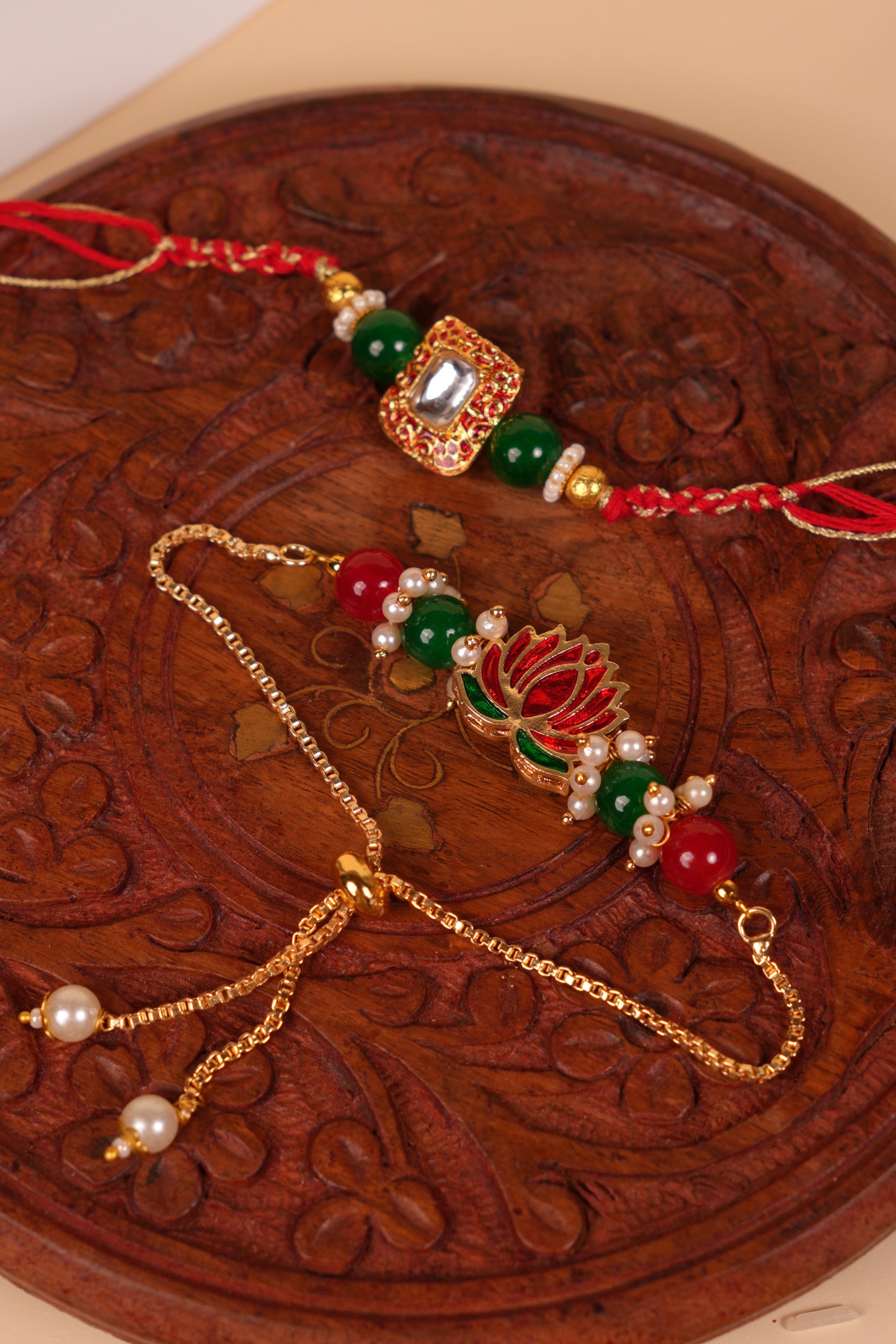 Rangkamal Bhaiya Bhabhi Rakhi Set