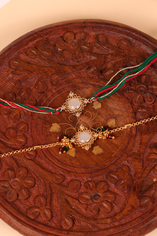 Moon Meher Bhaiya Bhabhi Rakhi Set
