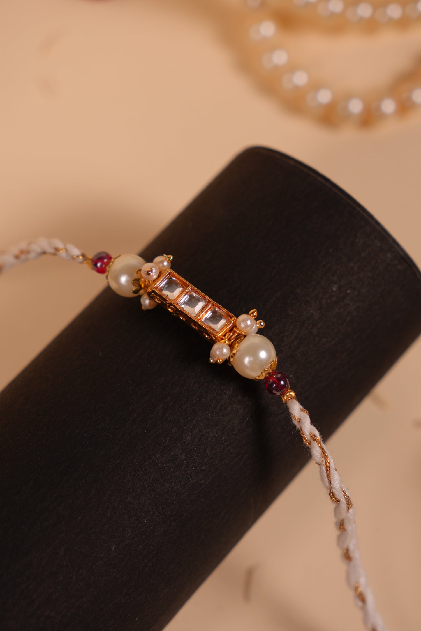 Mirror Pearl Bhai Rakhi