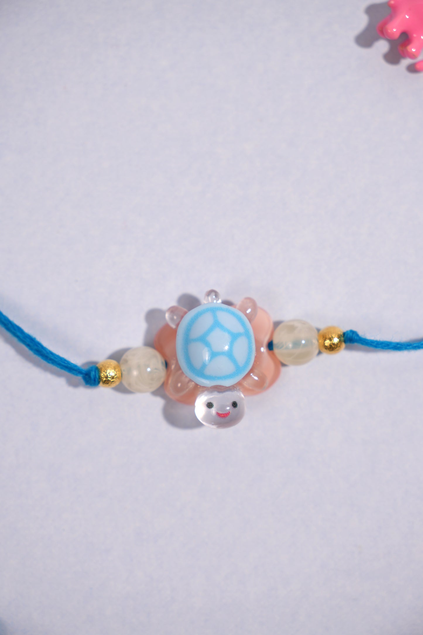 Blue Glow In Dark Turtle Kids Rakhi