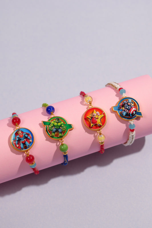 Superhero Spinner Kids Rakhi