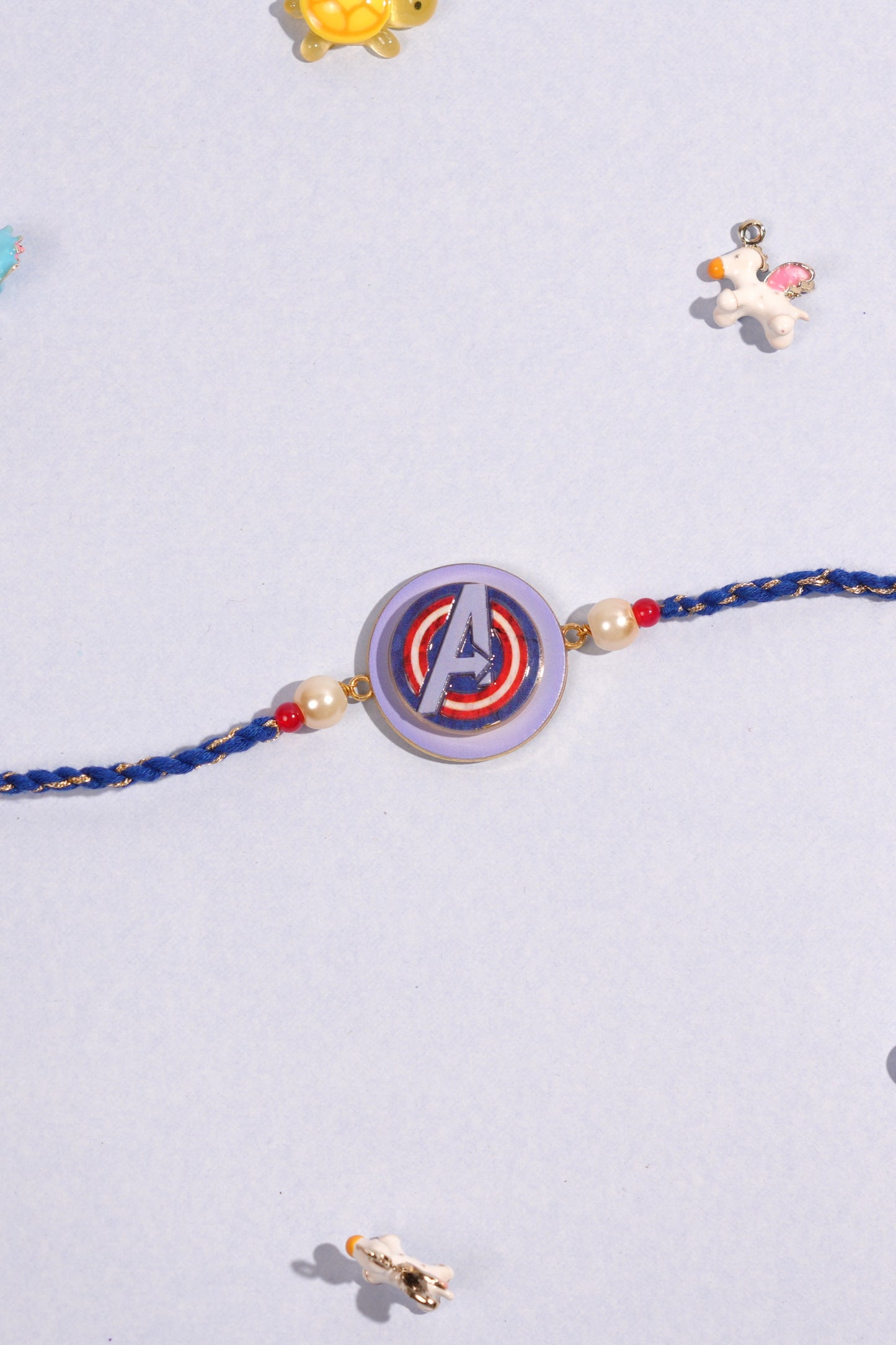 Captain America Spinner Kids Rakhi