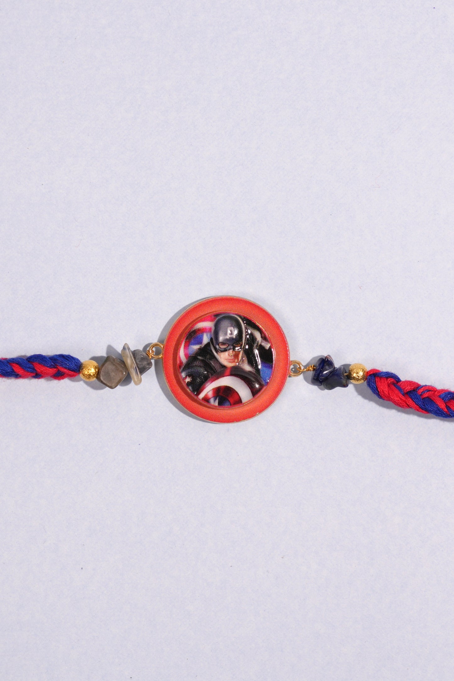 Captain America Spinner Kids Rakhi