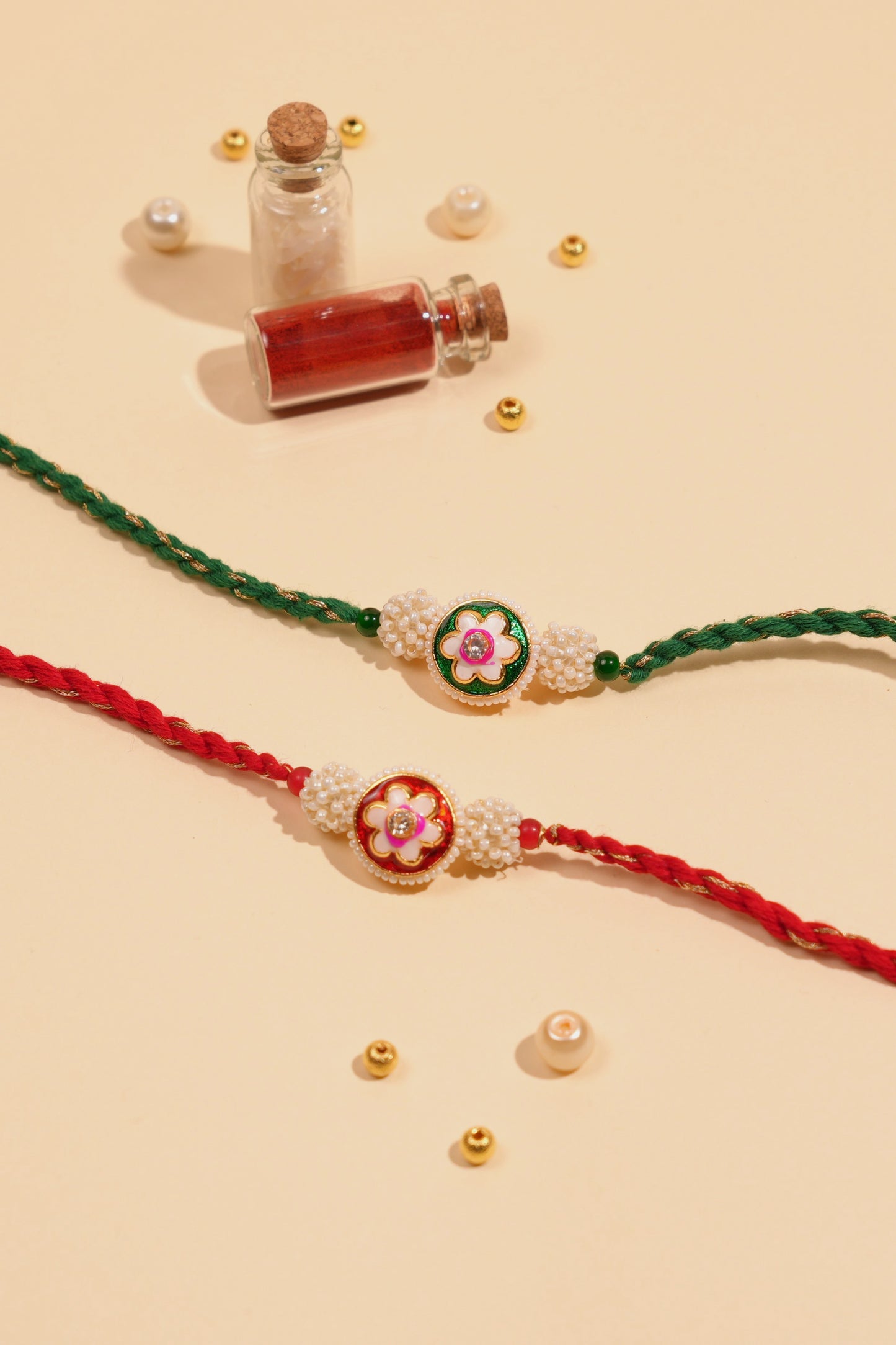 Pearl Blossom Bhai Rakhi