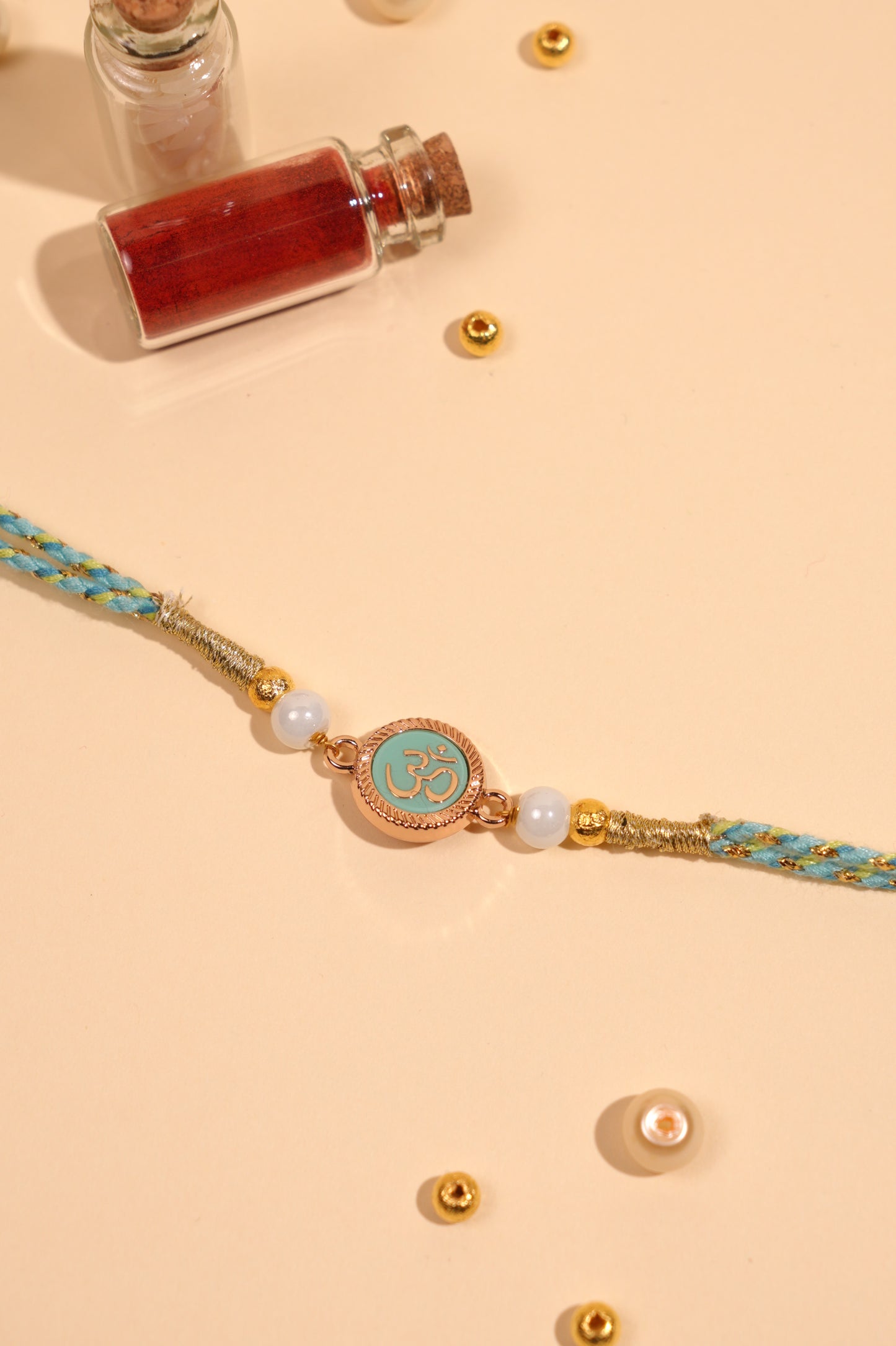 Divine Om Pearl Bhai Rakhi