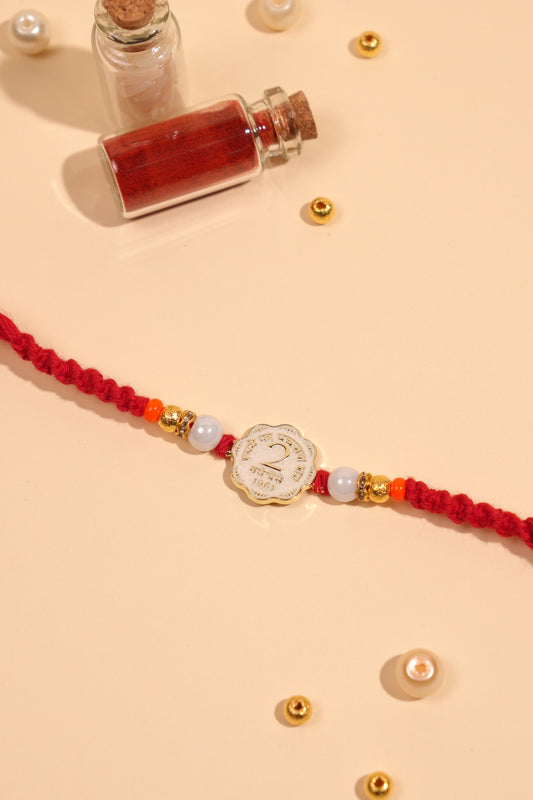 Shagun 2 Paisa Coin Rakhi
