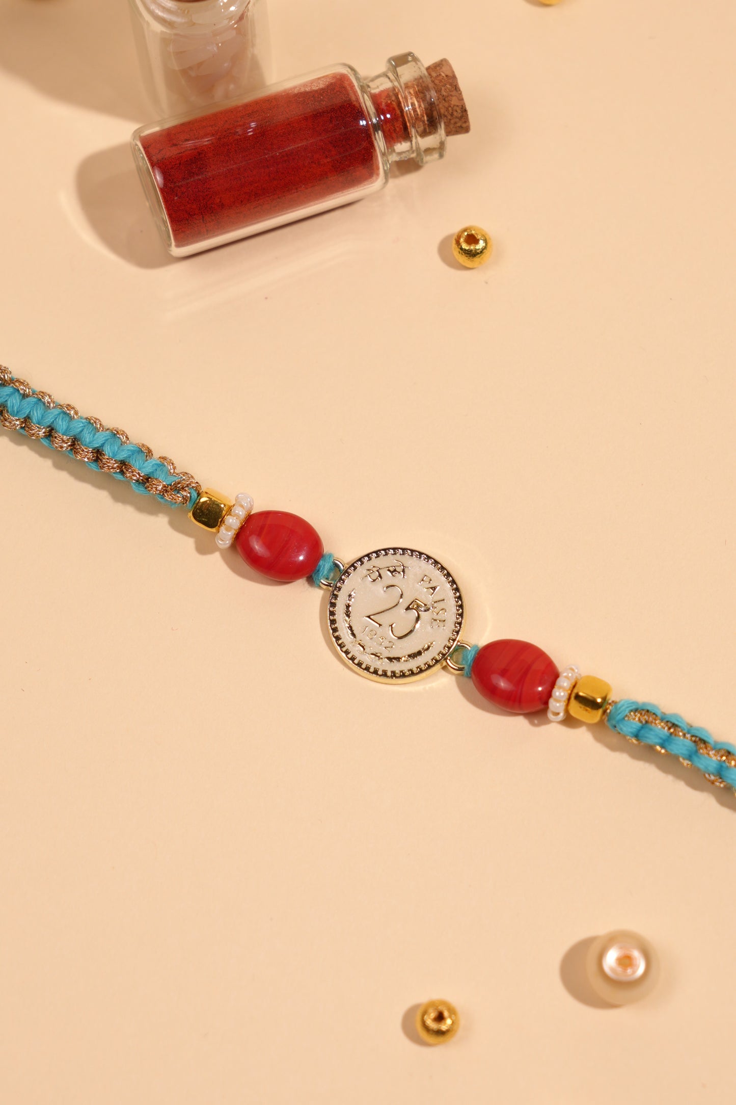 Shagun 25 Paise Coin Rakhi