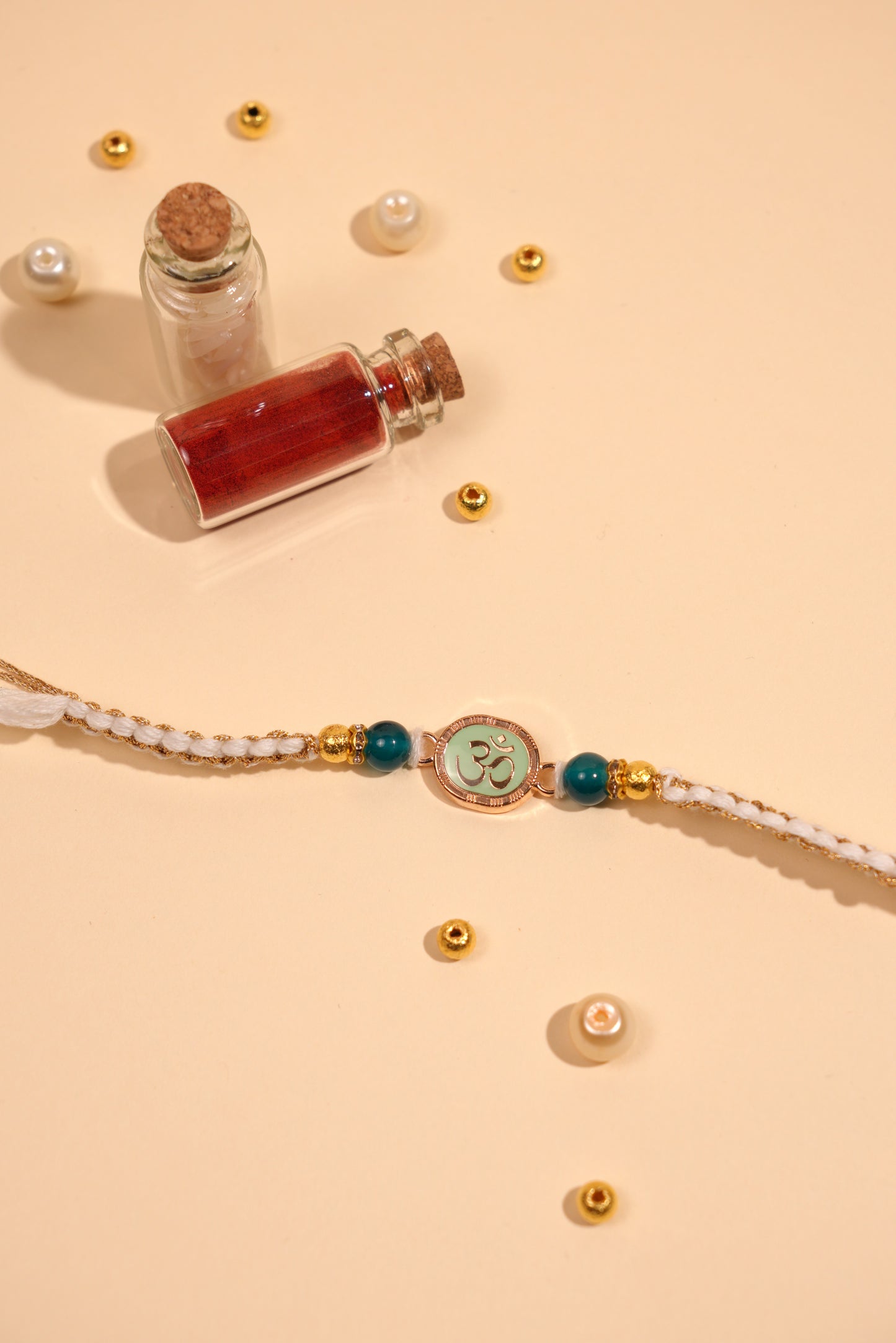 Teal Om Bhai Rakhi