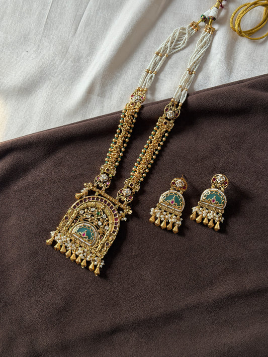 Heritage Long Statement Jewellery Set