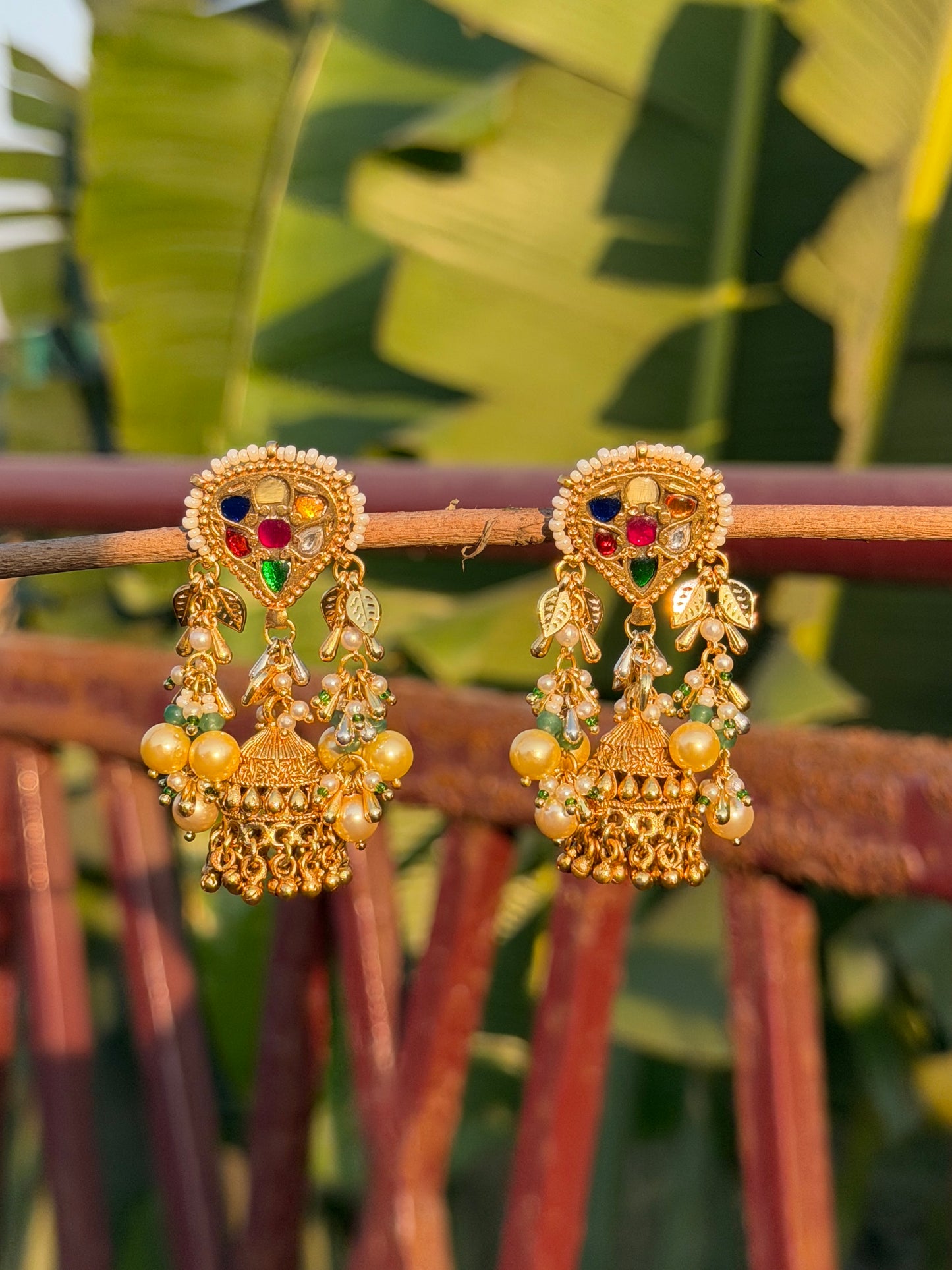 Handcrafted Glamorous Jhumka Earrings