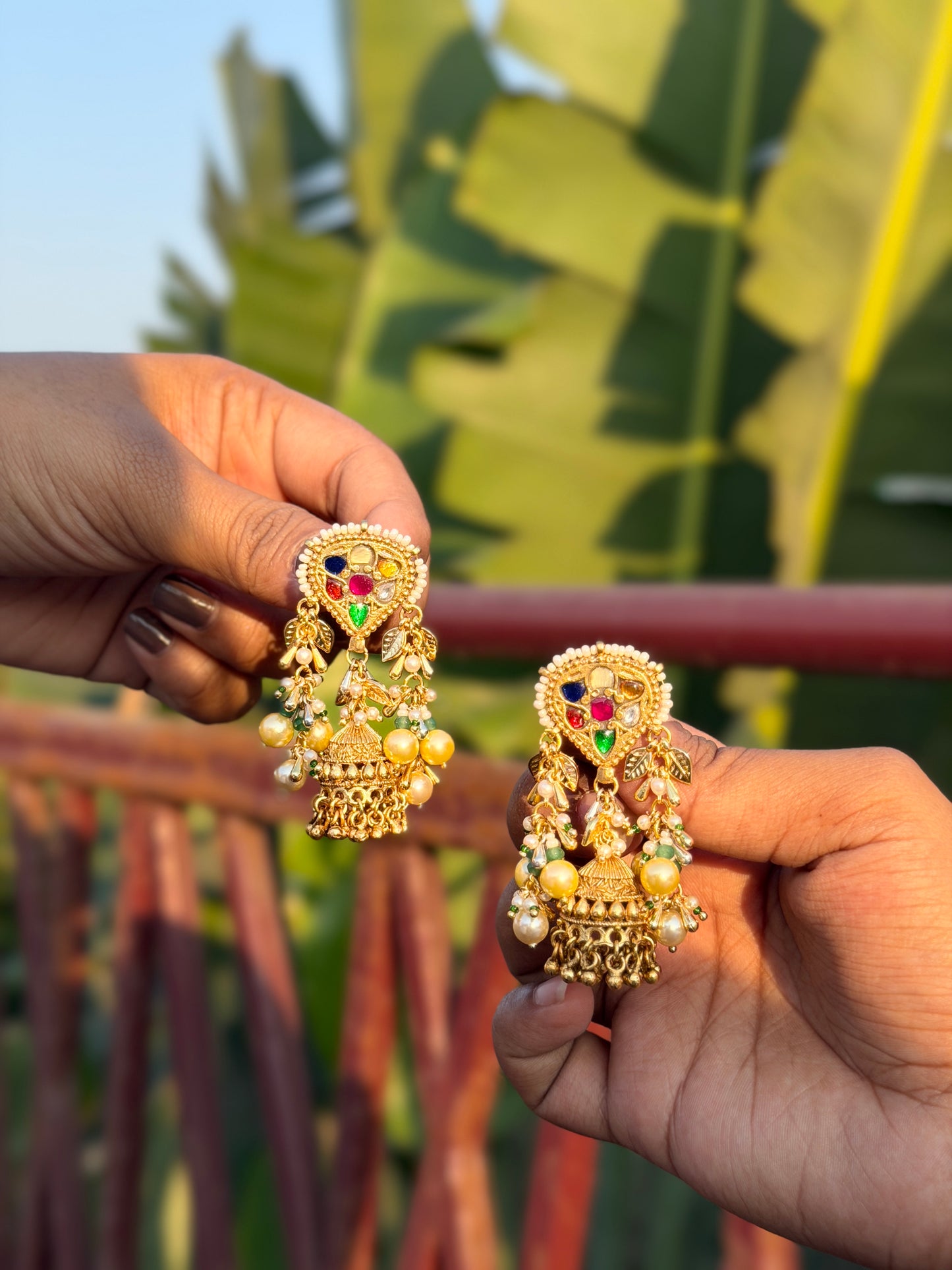 Handcrafted Glamorous Jhumka Earrings
