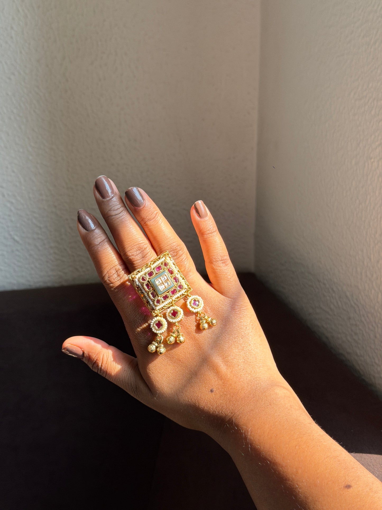 Premium Heritage Statement Finger Ring for women