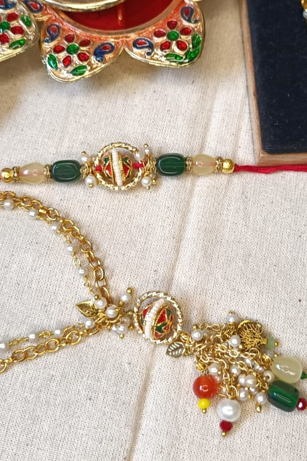 Riwaaz Bhaiya Bhabhi Rakhi Set