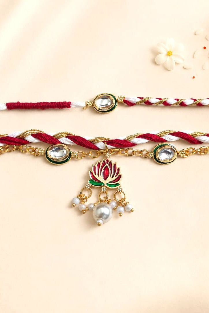 Raj Kamal Bhaiya Bhabhi Rakhi Set