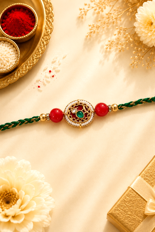 Kundan Crest Bhai Rakhi
