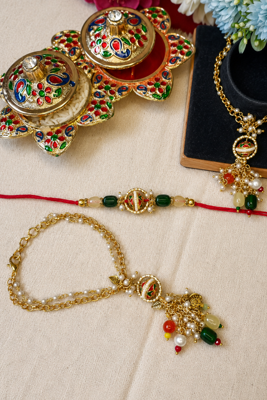 Riwaaz Bhaiya Bhabhi Rakhi Set
