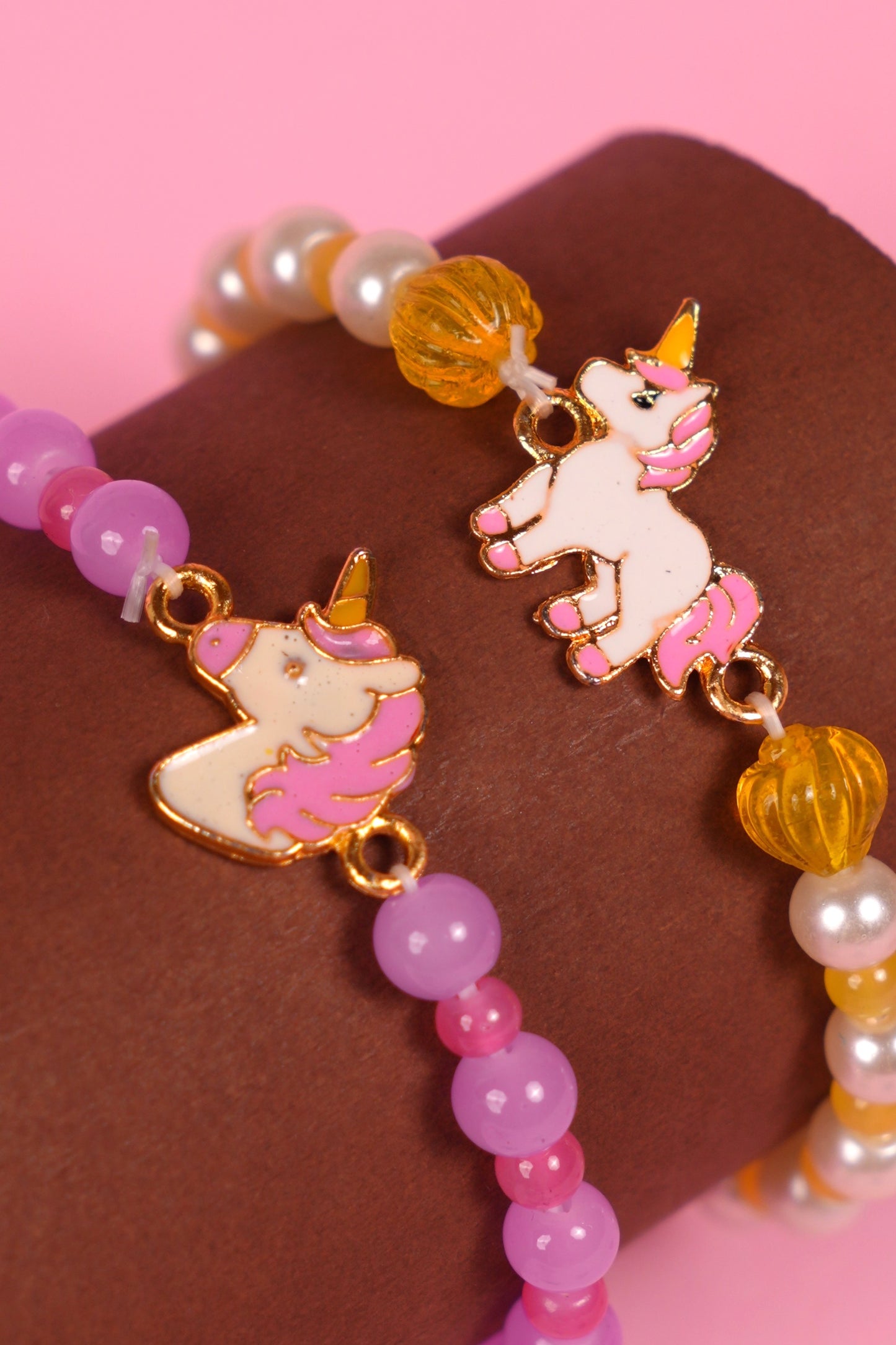 Unicorn Elastic Bracelet Kids Rakhi
